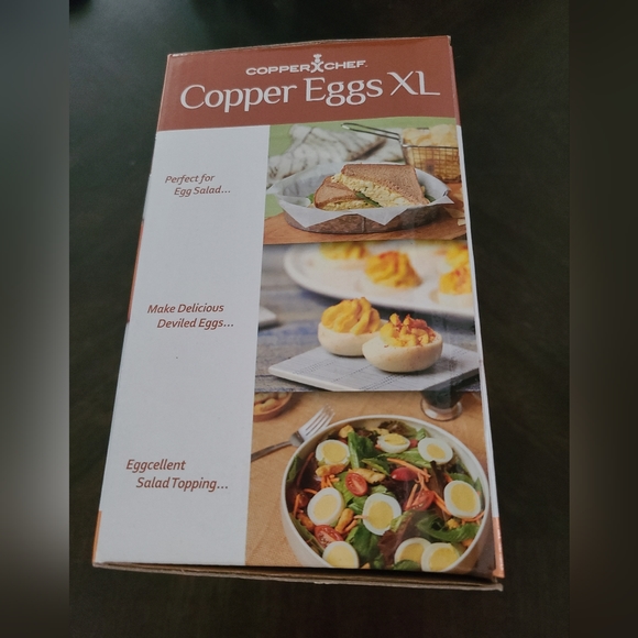 Kitchen Nwot Copper Chef Copper Eggs Xl Non Stick Coating 4 Xl Poshmark